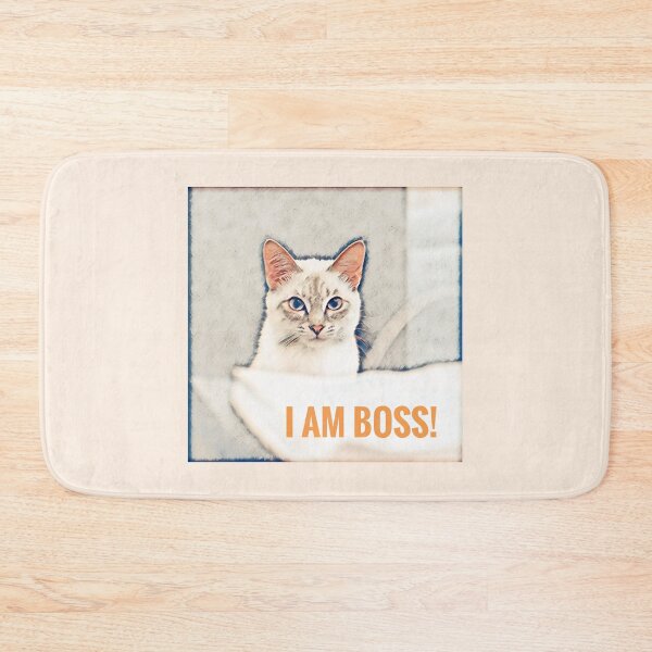Item preview, The Cat - I am Boss - Orange designed and sold by gphotobox.