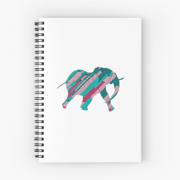 Item preview, colorful elephant designed and sold by Zos Design.