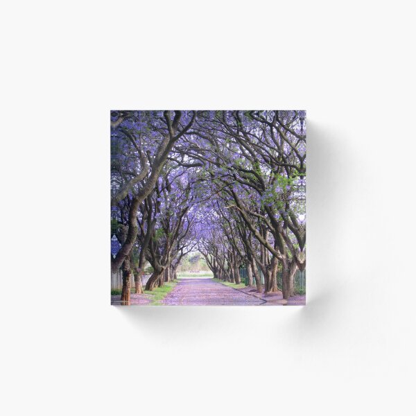 It is purple in Cullinan Acrylic Block