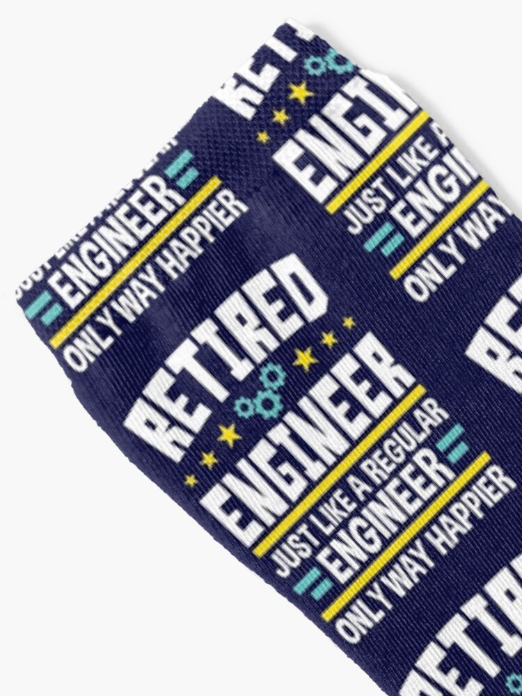 "Retired Engineer Funny " Socks for Sale by jaygo Redbubble