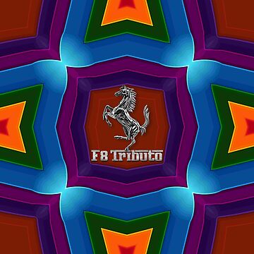 Artwork thumbnail, Prancing Horse (F8 Tributo Silver) by Vk91art