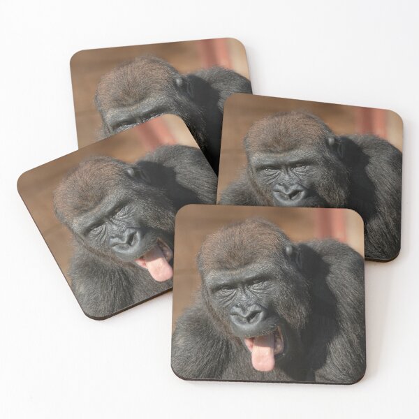 Item preview, Gorilla Lope Showing His Tongue designed and sold by rawshutterbug.