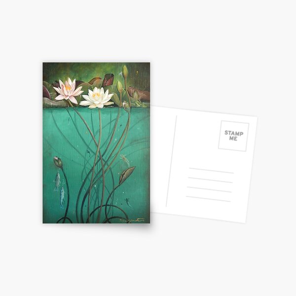 Item preview, Water Lily Ecosystem designed and sold by Cinzia Marotta.