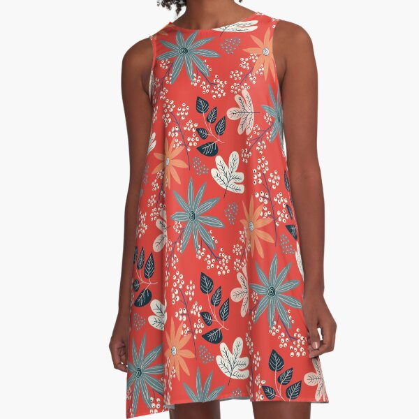 Red Dance A-Line Dress