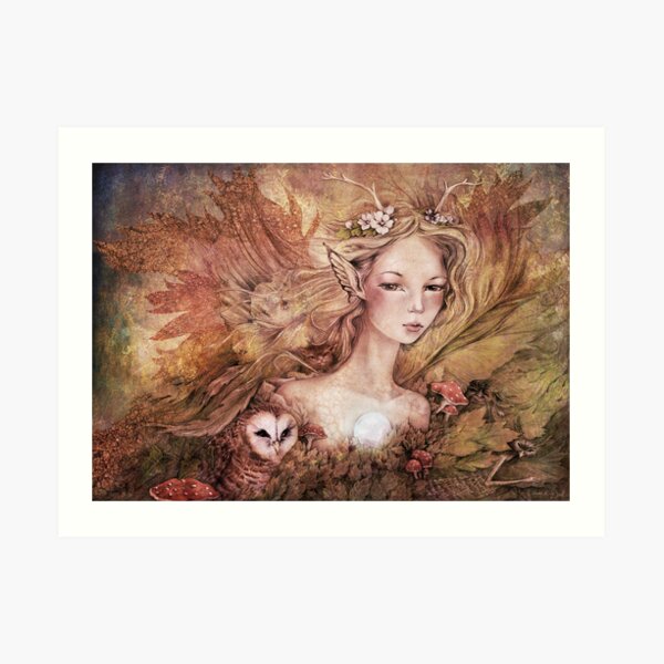 Titania's Daughter - Colored Art Print