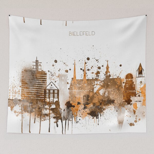 Item preview, Bielefeld Germany Warm Skyline designed and sold by DimDom.