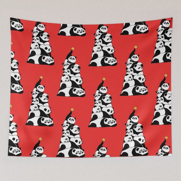 Item preview,  Christmas Tree Pandas designed and sold by Huebucket.