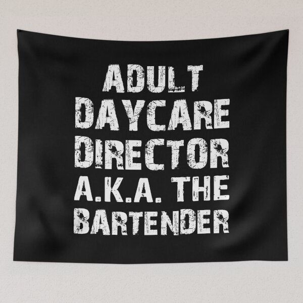 Item preview, Funny Bar Tender Gift Adult Day Care designed and sold by TooFlyDesign.