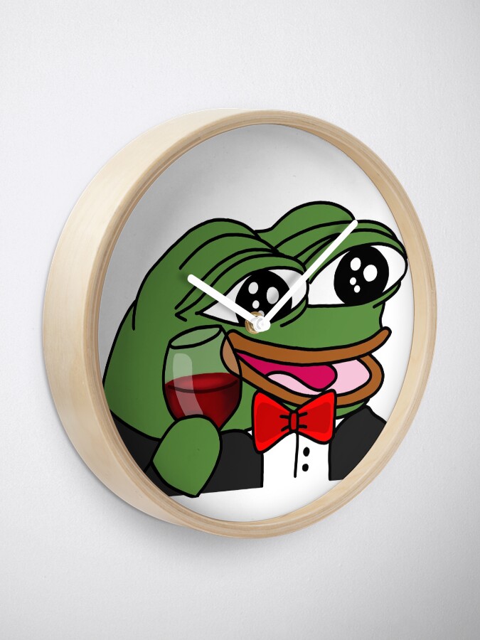 Pepega High Quality Emote Clock for Sale by OldDannyBrown