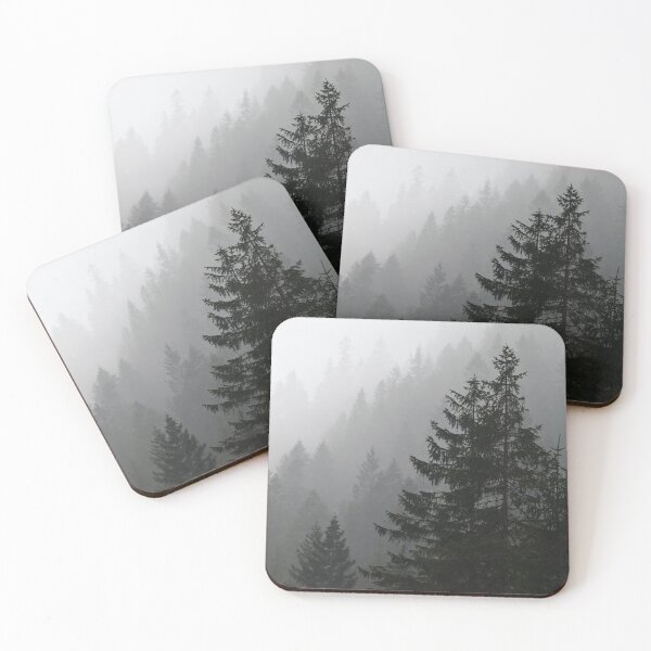 Item preview, Misty pine forest designed and sold by Lukasz Szczepanski.