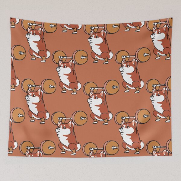 Item preview,  The snatch weightlifting Corgi designed and sold by Huebucket.