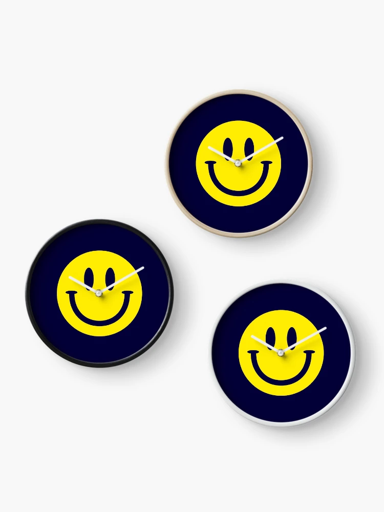 Thumbnail 3 of 4, Clock, Smiley Face designed and sold by TeesBox.