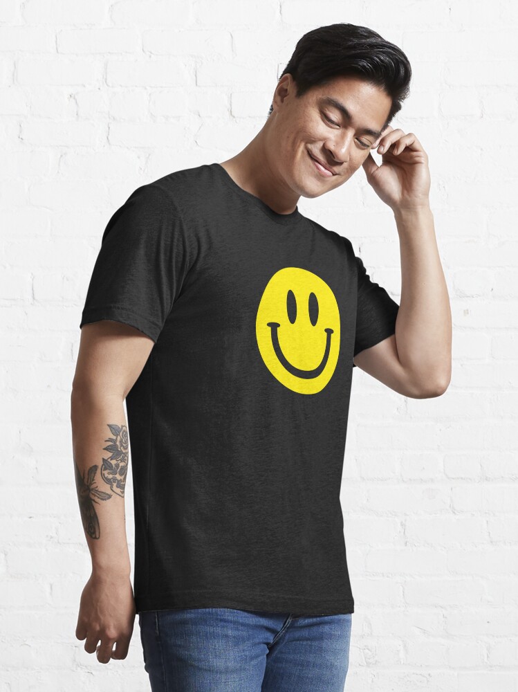 Essential T-Shirt, Smiley Face designed and sold by TeesBox