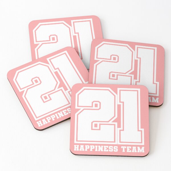 Item preview, 21 Happiness Team (white letters) designed and sold by RicardoPeragua.