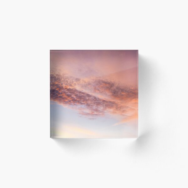 Watercolor Sky Acrylic Block