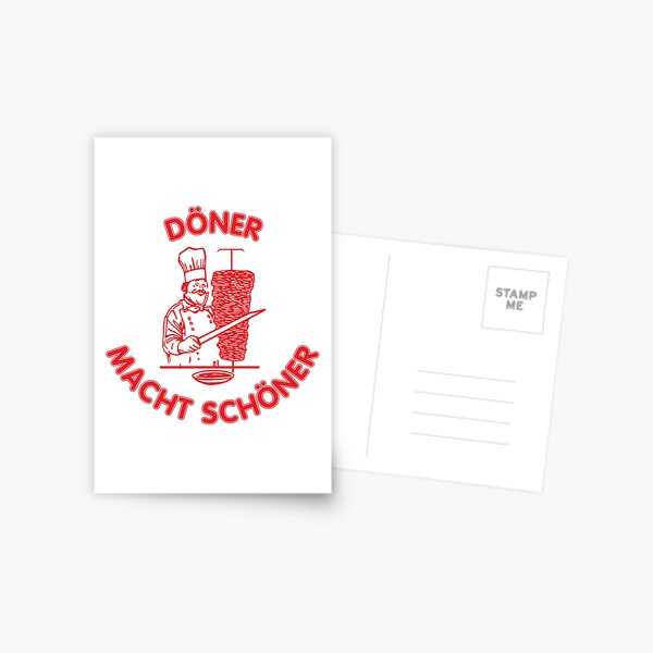 Postkarte for Sale mit "Döner macht schöner" von Firsteen Redbubble