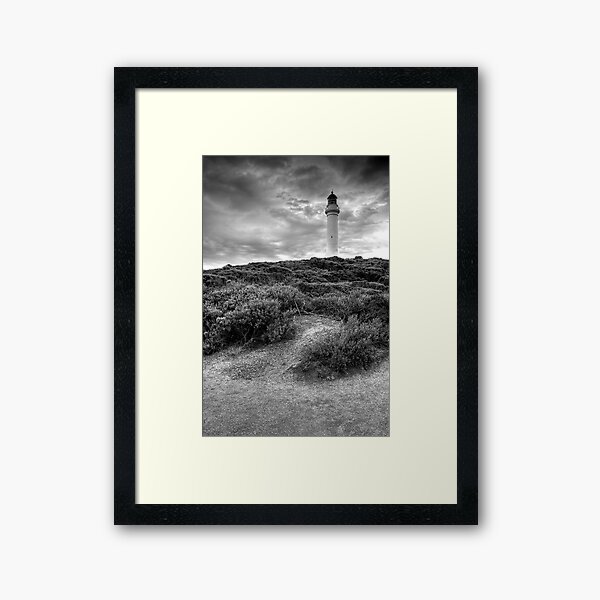 Split Point Lighthouse Framed Art Print