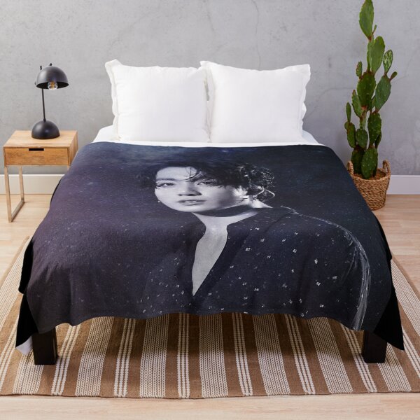 Jungkook Galaxy Throw Blanket