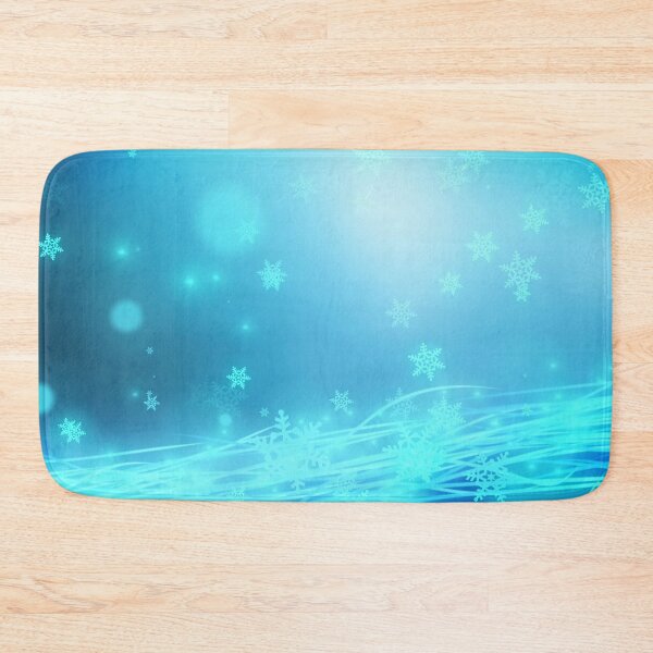 Item preview,  Blue Snowflakes Blur Lights Neon Modern Winter designed and sold by livianasgifts.