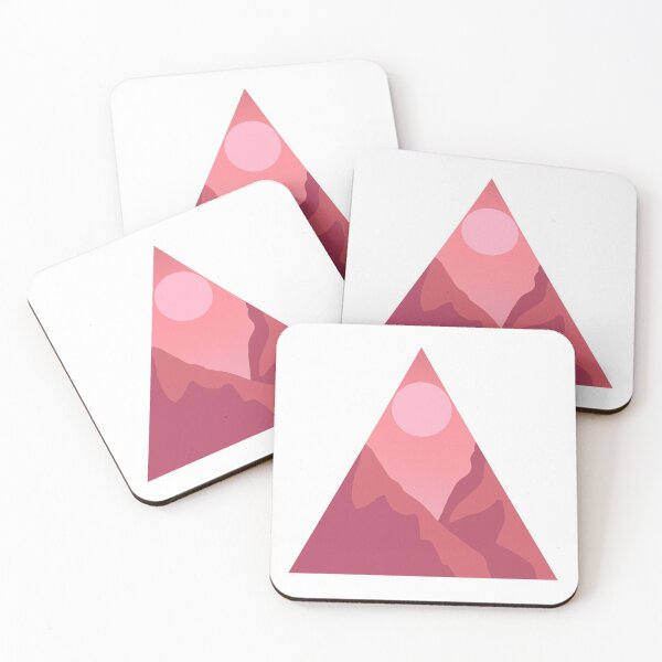 Item preview, Pink Mountains  designed and sold by Kymberley Loats.