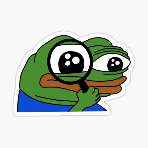 Détective peepo Sticker