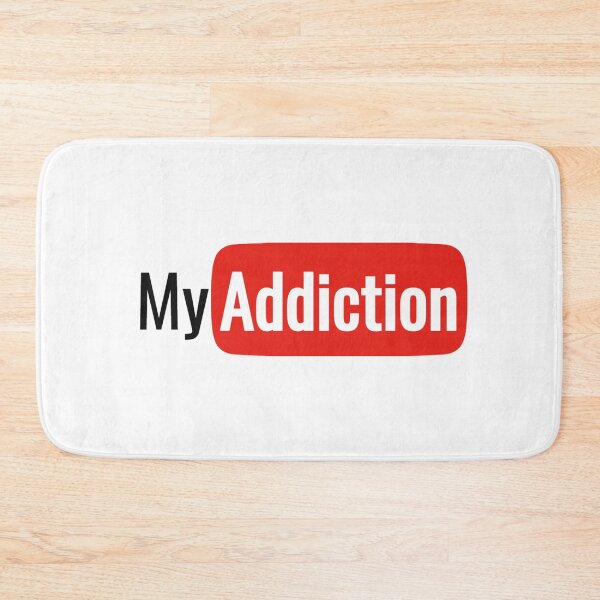 Item preview, My addiction youtube logo - sticker / hoody / notebook / etc designed and sold by favoritefandom.