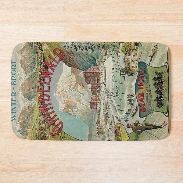 Item preview, Vintage Grindelwald Swiss winter sport travel advert designed and sold by aapshop.