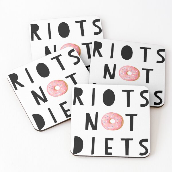 Item preview, Riots Not Diets  designed and sold by Hecky Thump  Designs.