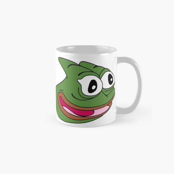 Pepega Mug Twitch BTTV Emote Mug Pepe the Frog Mug Feels