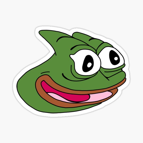 Pepega pepe Sticker