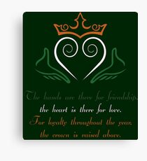 Claddagh Ring Canvas Print