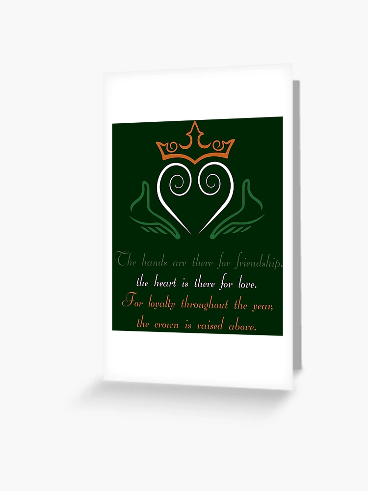 Tarjetas de felicitación con la obra «Claddagh Ring» de Barlax
