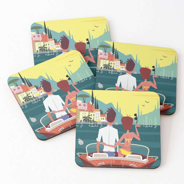 Item preview, Lake Como poster designed and sold by GAGodel.