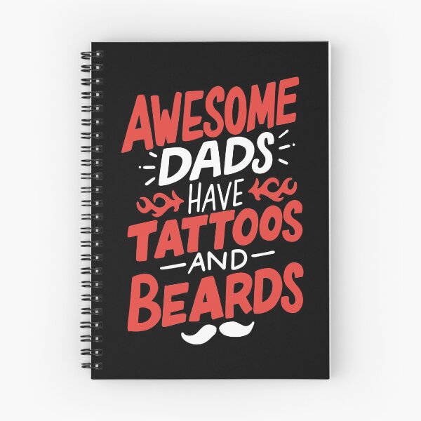 Item preview, Dad Tattoo Beard designed and sold by 4tomic.