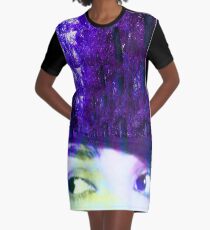 Eyes in the Forest Graphic T-Shirt Dress