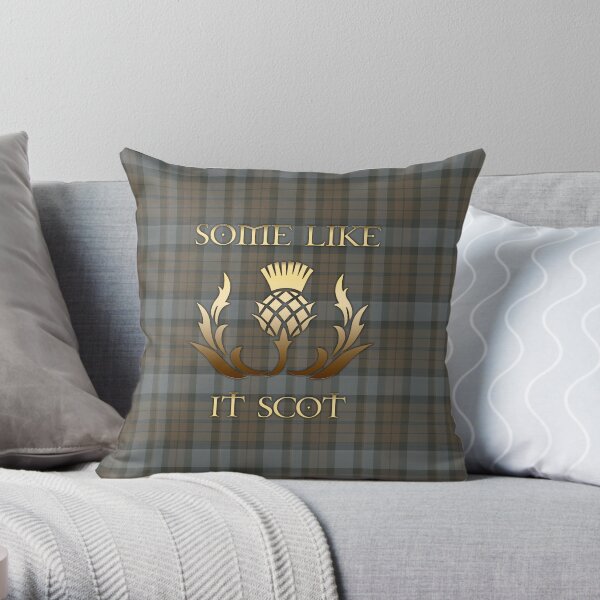 Some like it scot - Thistle - Outlander Throw Pillow
