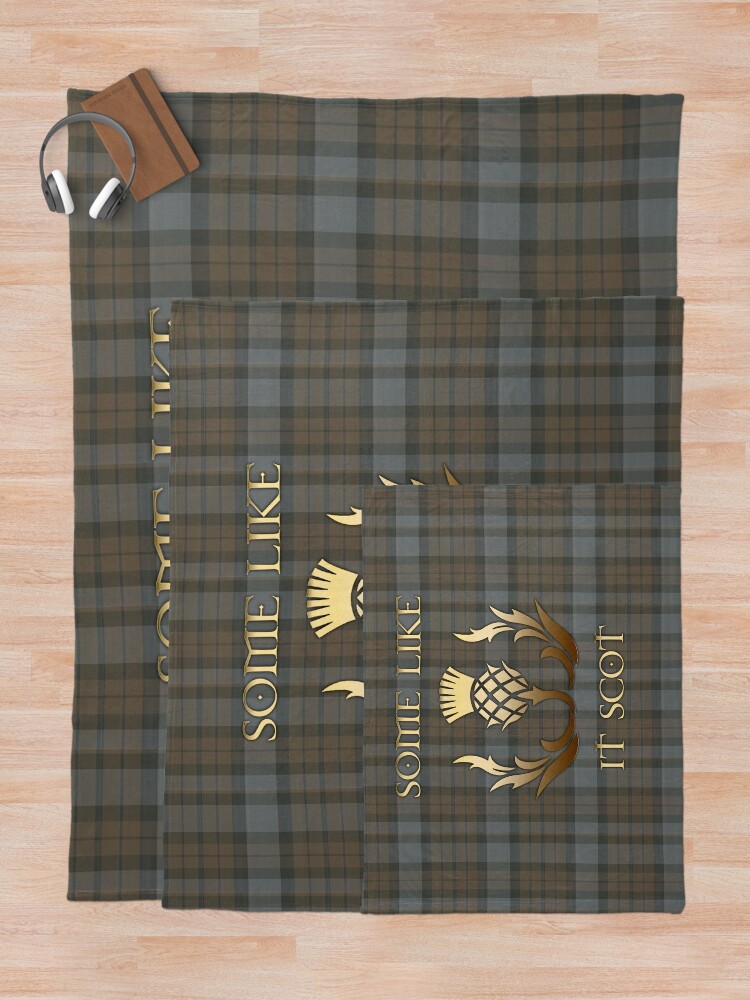 Alternate view of Some like it scot - Thistle - Outlander Throw Blanket