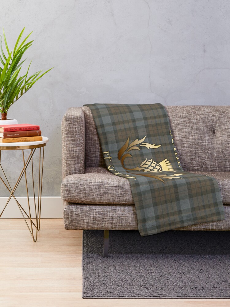Alternate view of Some like it scot - Thistle - Outlander Throw Blanket
