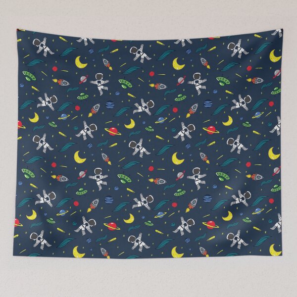 Item preview, Space theme pattern designed and sold by MamSelle.