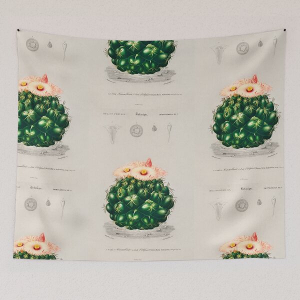 Artikelvorschau, Cactus Floral vintage illustration entworfen und verkauft von Vintage Designs +.