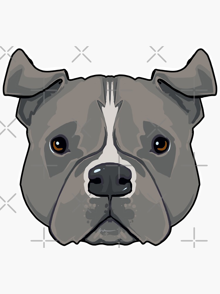 Generic Auto Sticker Autoaufkleber Lustig Dog Blue Nose Pitbull