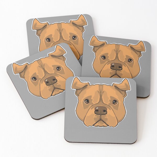 Item preview, Red pitbull designed and sold by ArtOfBianca.