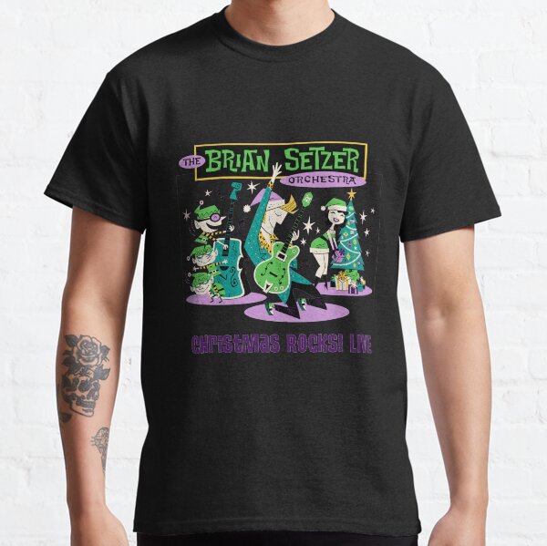 THE BRIAN SETZER ORCHESTA CHRISTMAS ROCKS LIVE Classic T-Shirt