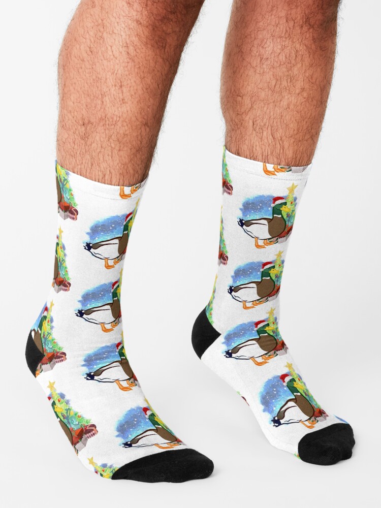 Alternate view of A Duck Christmas Socks