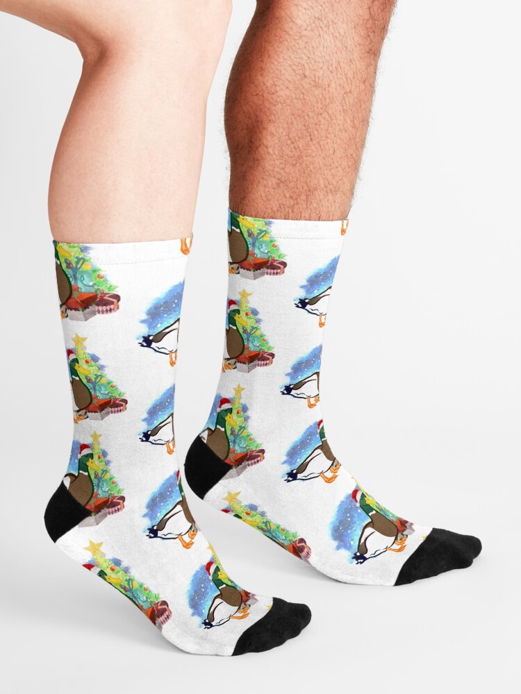 Alternate view of A Duck Christmas Socks
