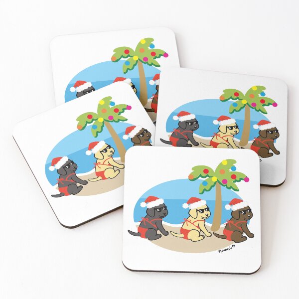 Item preview, Christmas Labrador Retriever Bikini Girls designed and sold by HappyLabradors.
