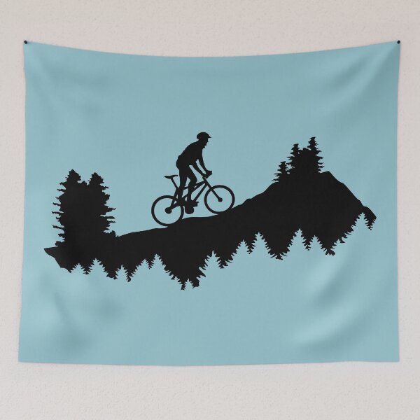 Item preview, Mountain bike, mountain biker designed and sold by claudiasartwork.