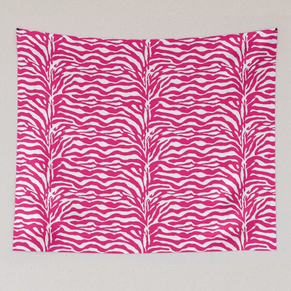 Item preview, Wild Animal Print, Zebra in Fuchsia Pink and White  designed and sold by Marymarice.