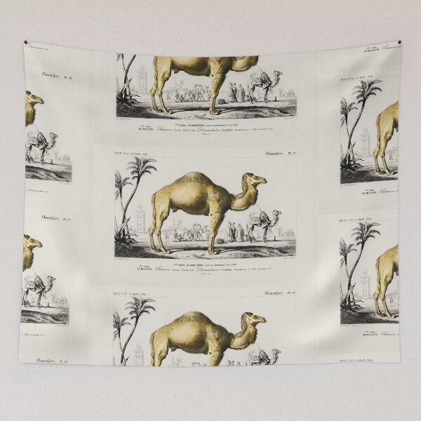 Artikelvorschau, Camel vintage illustration entworfen und verkauft von Vintage Designs +.