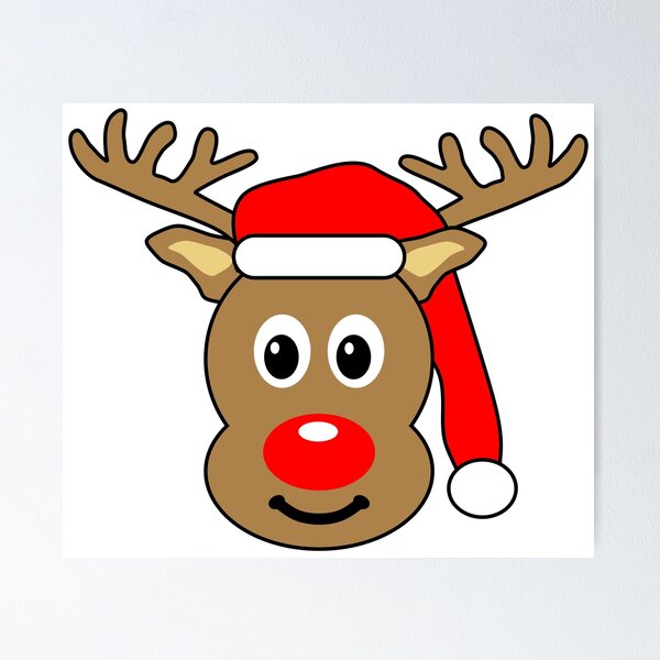 Item preview, Rudolph with the red nose, reindeer designed and sold by claudiasartwork.